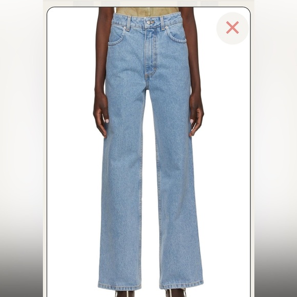 Eckhaus Latta Wide Leg Jeans SZ 25 - Picture 5 of 12